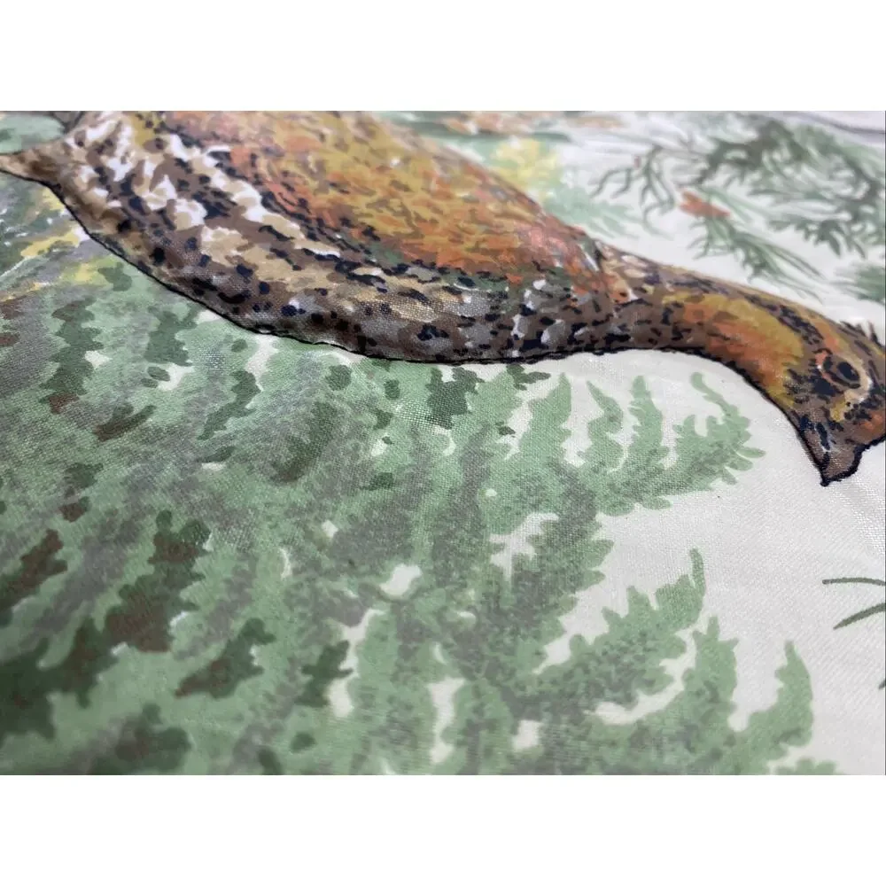 Vintage Handmade Bird Decorative Decor 3D Statement Pillowcase Layered